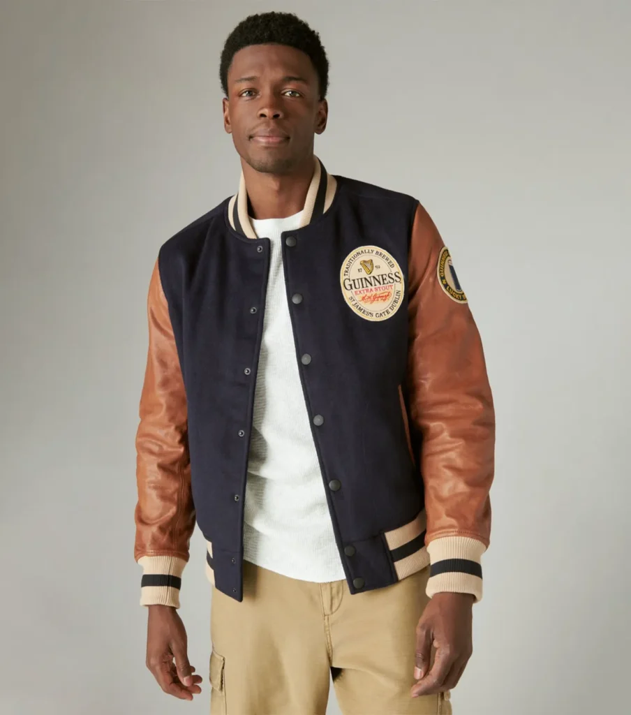 Varsity Leather Jacket – Wool Body & Genuine Leather Sleeves
