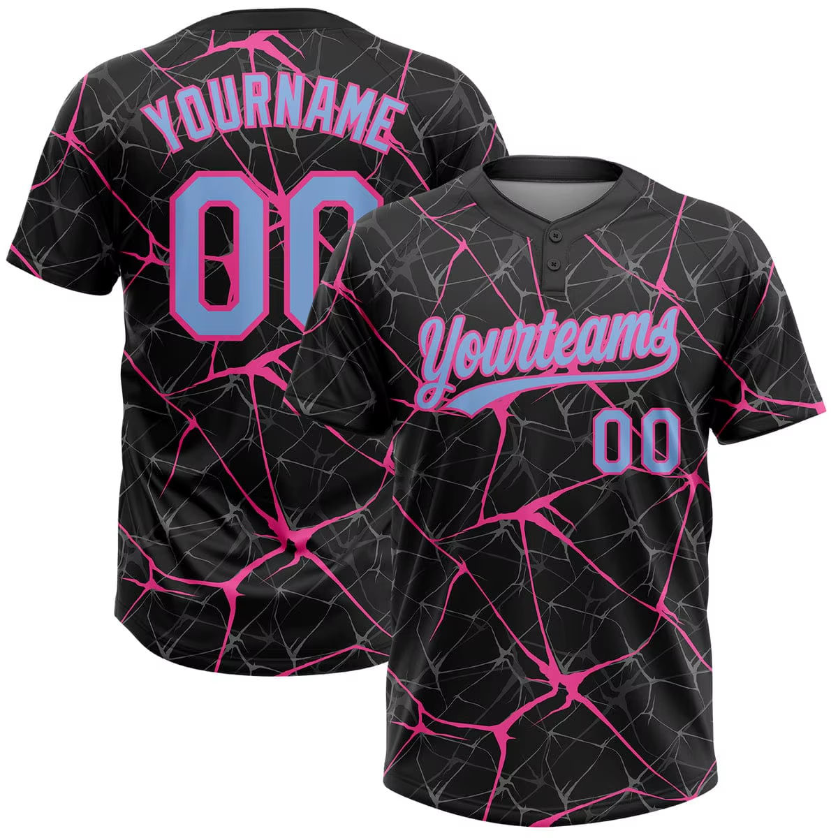 Custom Team Wear Men Softball Jersey Low MOQ Custom Team Wear Men Softball Jersey
