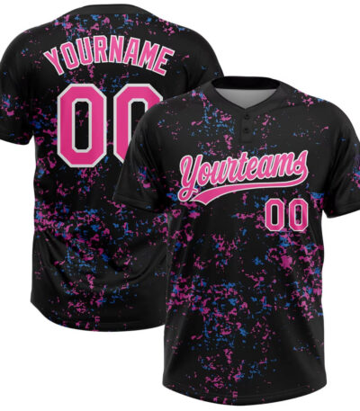 High Quality Men Softball Jersey Low MOQ Lightweight Custom Team Uniform Breathable Quick Dry 2